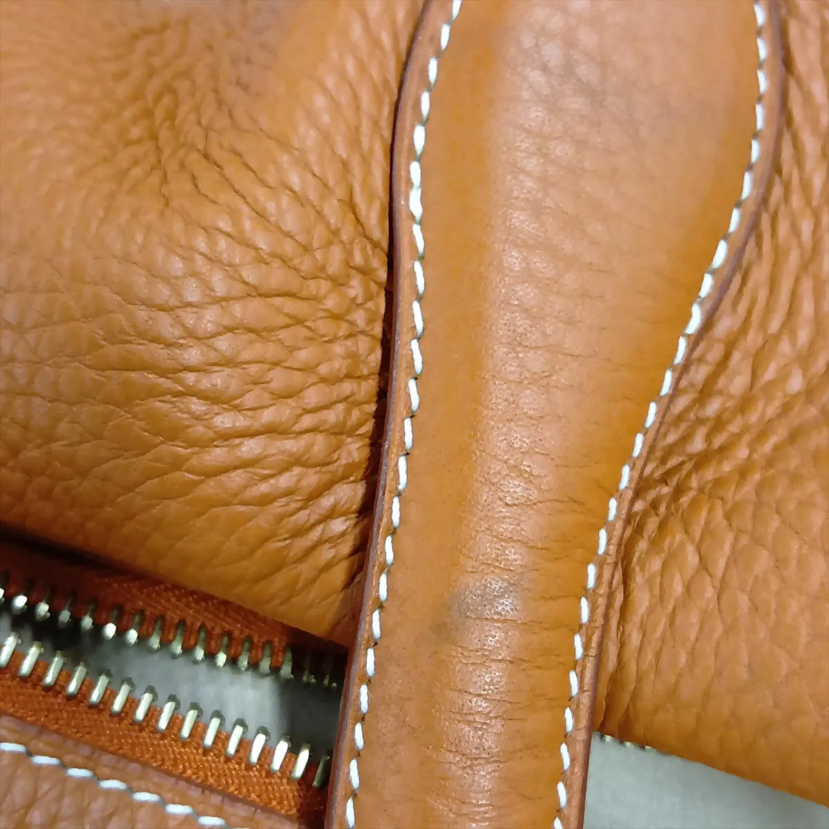 Hermes Plume 55 Taurillon Clemence Gold
