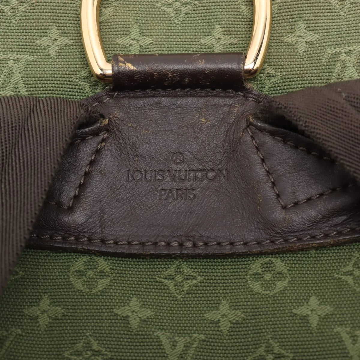 Louis Vuitton Monogram Mini Lin Montsouris GM Army Green