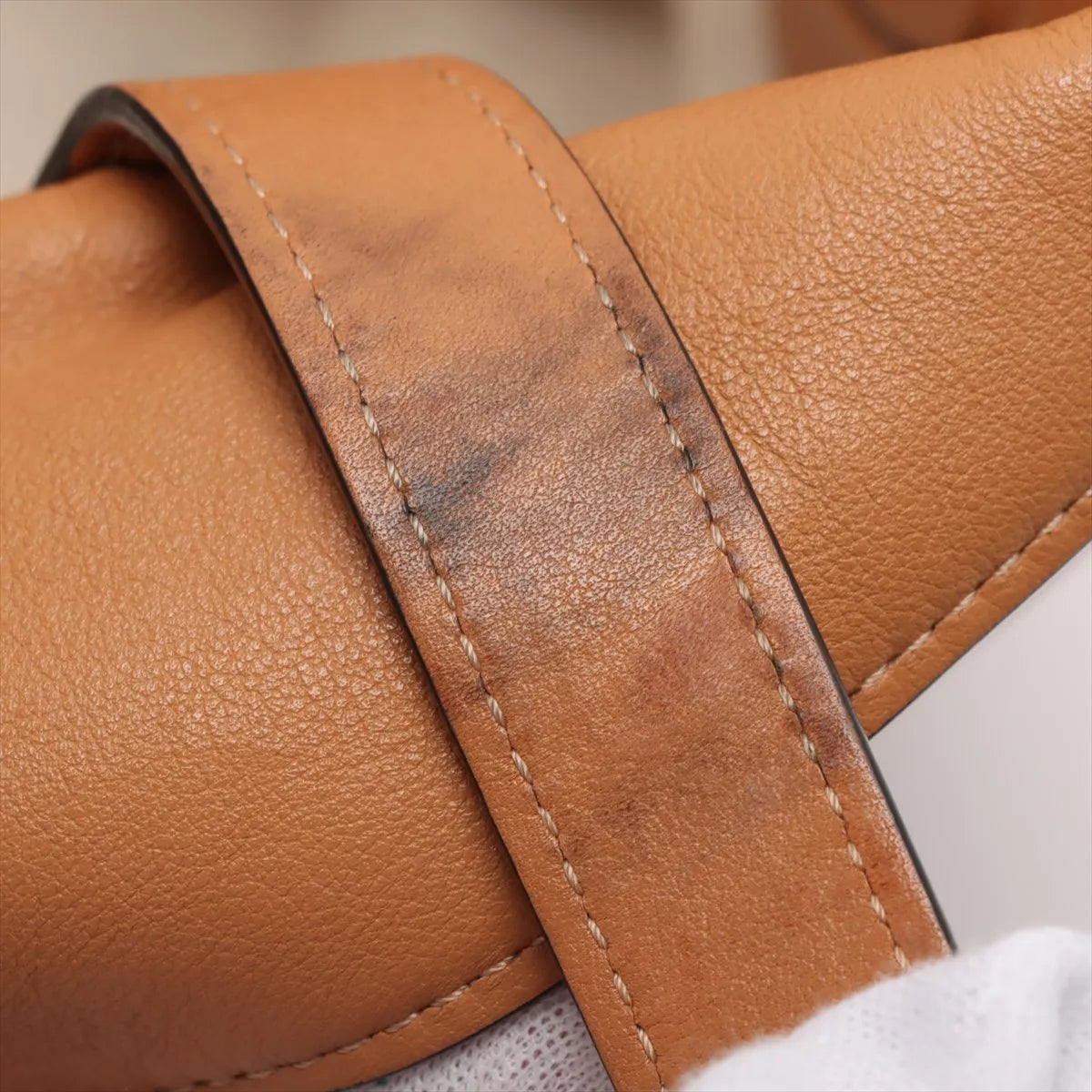 Loewe Flamenco Large Leather Tote Bag Brown