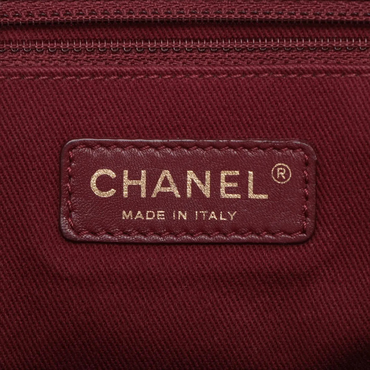 Chanel CC Logo Matelasse Caviar Skin Single Flap Double Chain Bag Brown