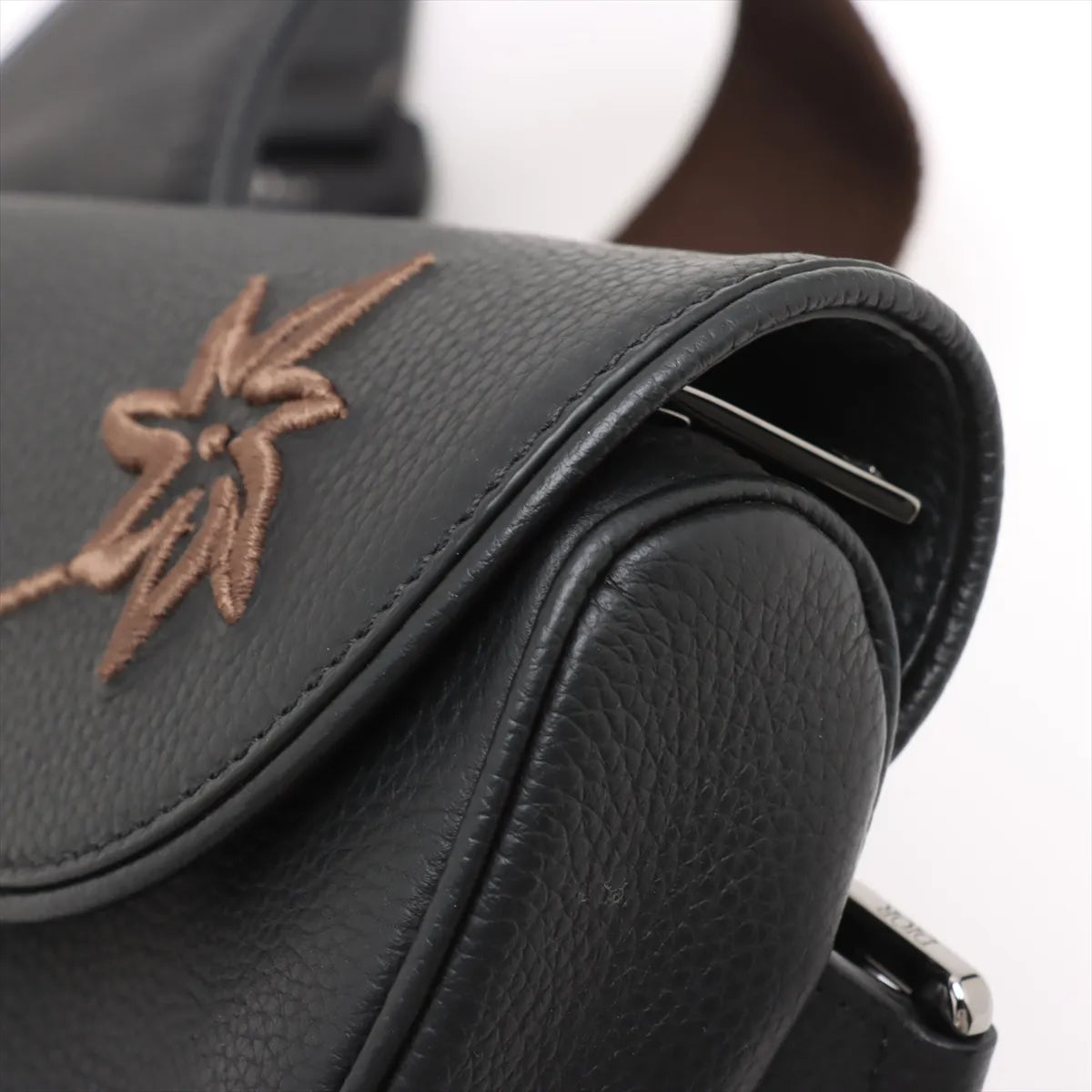 Dior x Cactus Jack Saddle Leather Sling Backpack Black