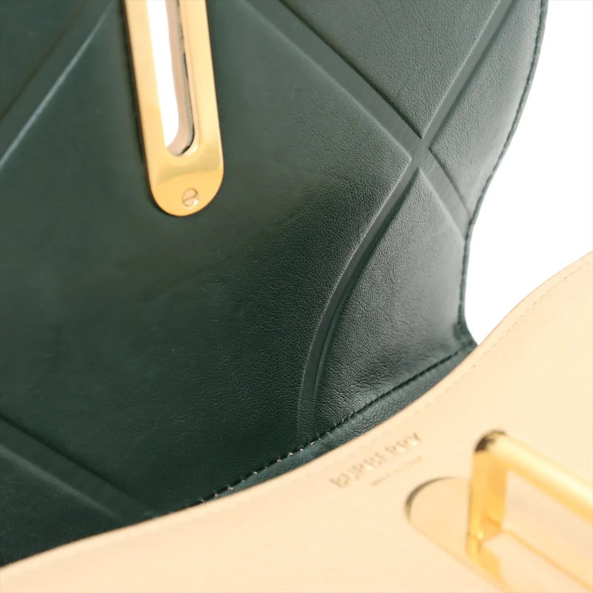 Burberry Rocking Horse Leather Shoulder Bag Beige