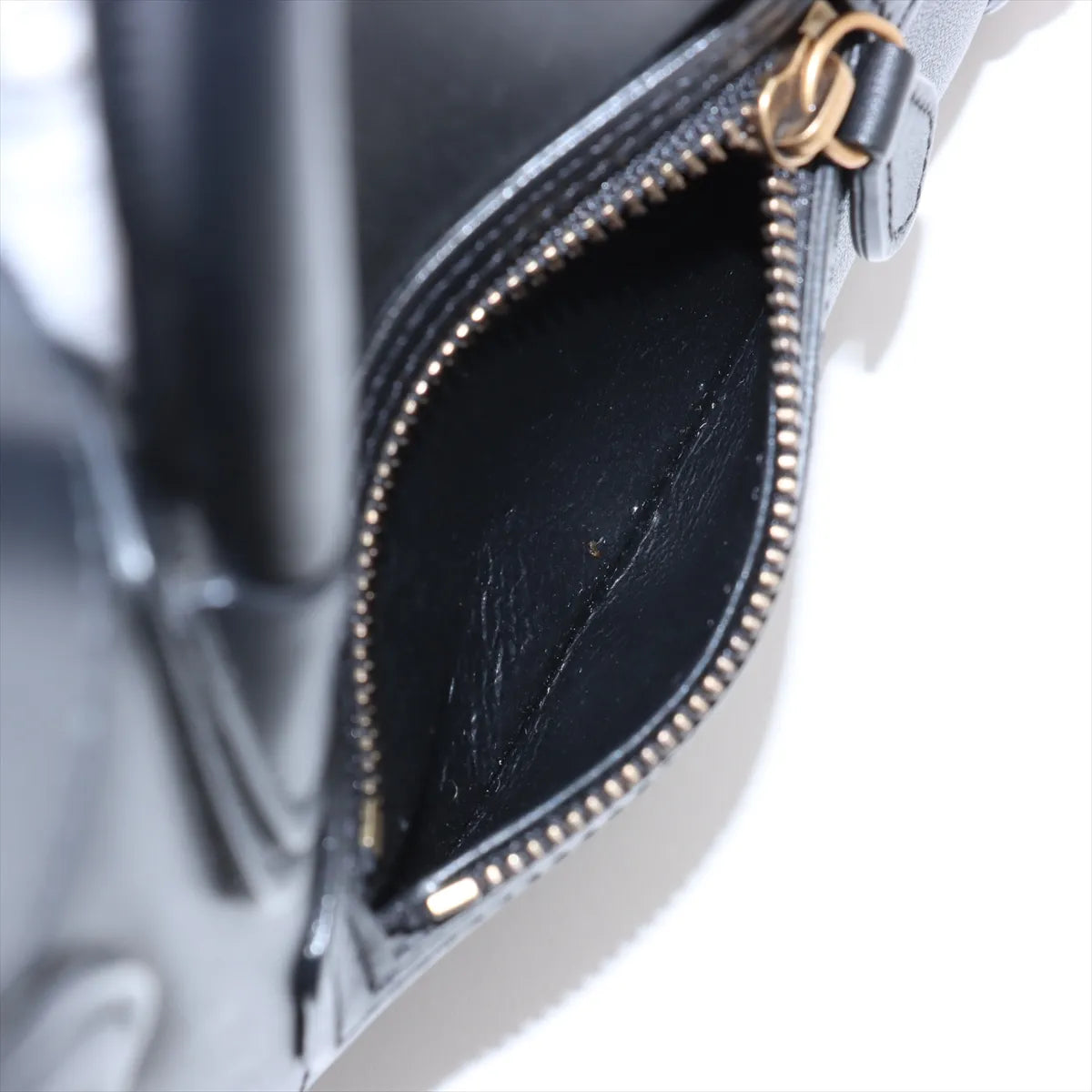 Celine Luggage Nano Shopper Leather Two-Way Handbag Black