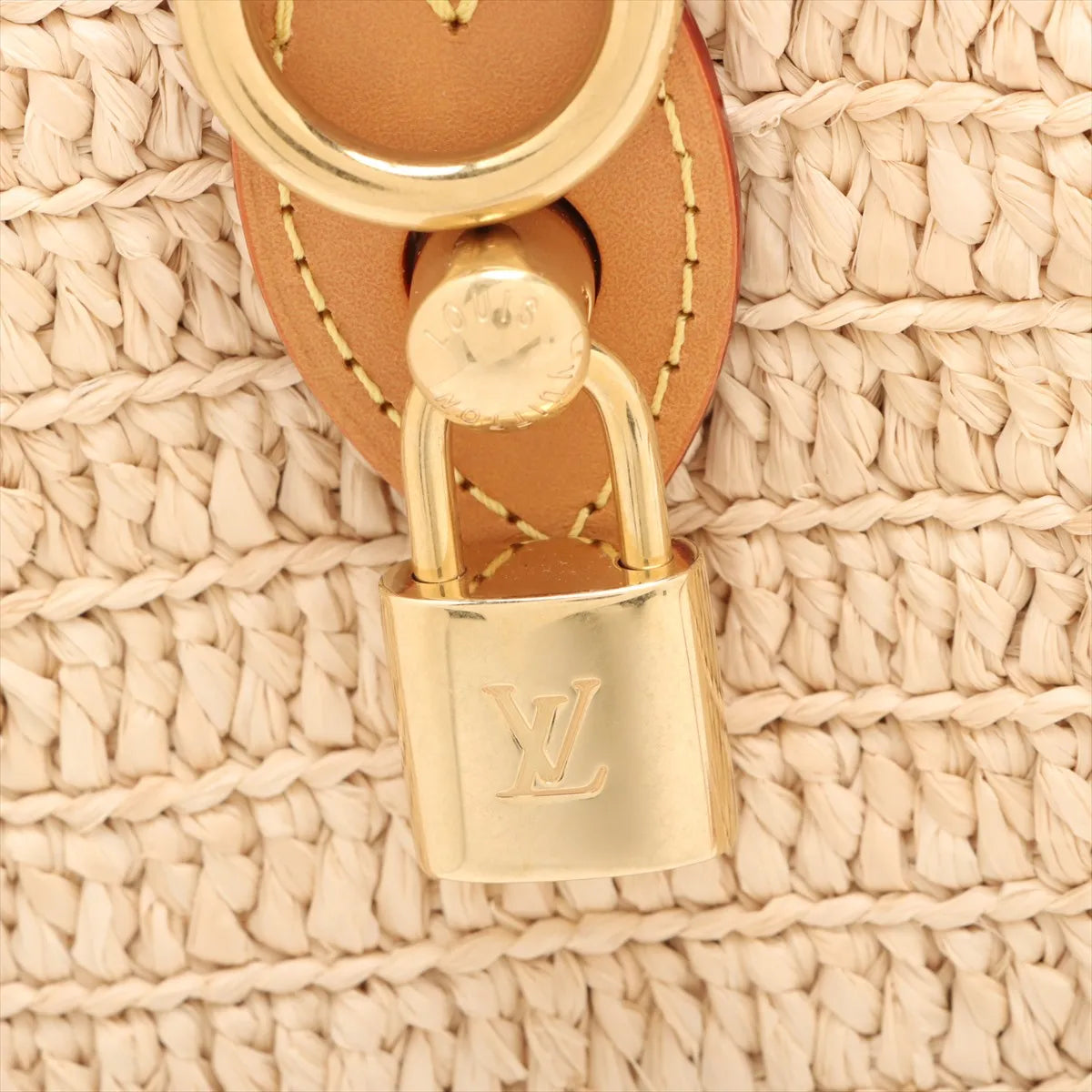 Louis Vuitton Raffia Speedy 30 Bandoulière Bag Beige