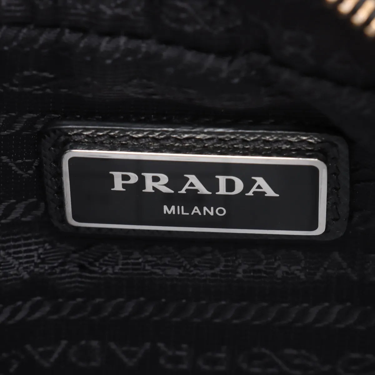 Prada Tessuto Nylon Messenger Bag Black