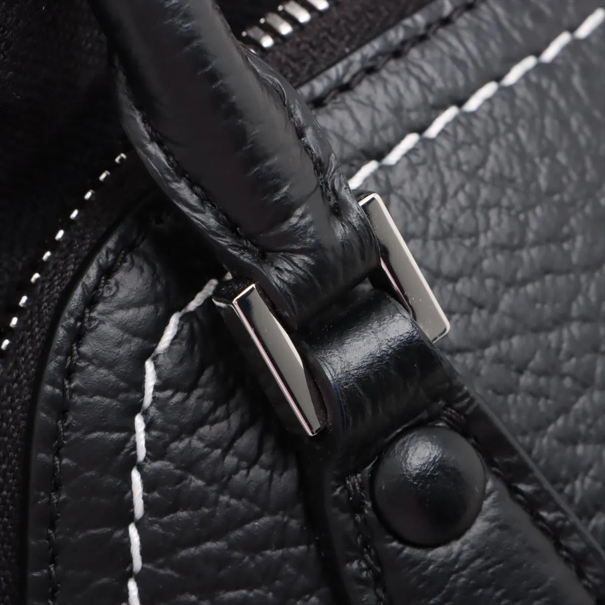 Maison Margiela 5AC Leather x Canvas Two-Way Shoulder Bag Black