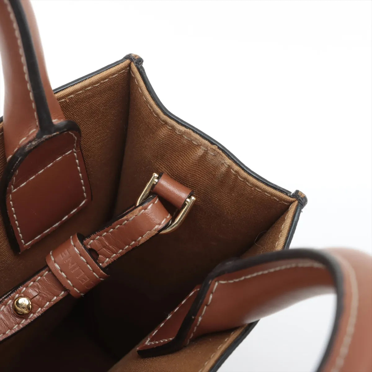 Celine Triomphe Mini Vertical Hippopotamus Shoulder Bag Black x Brown * PREORDER *