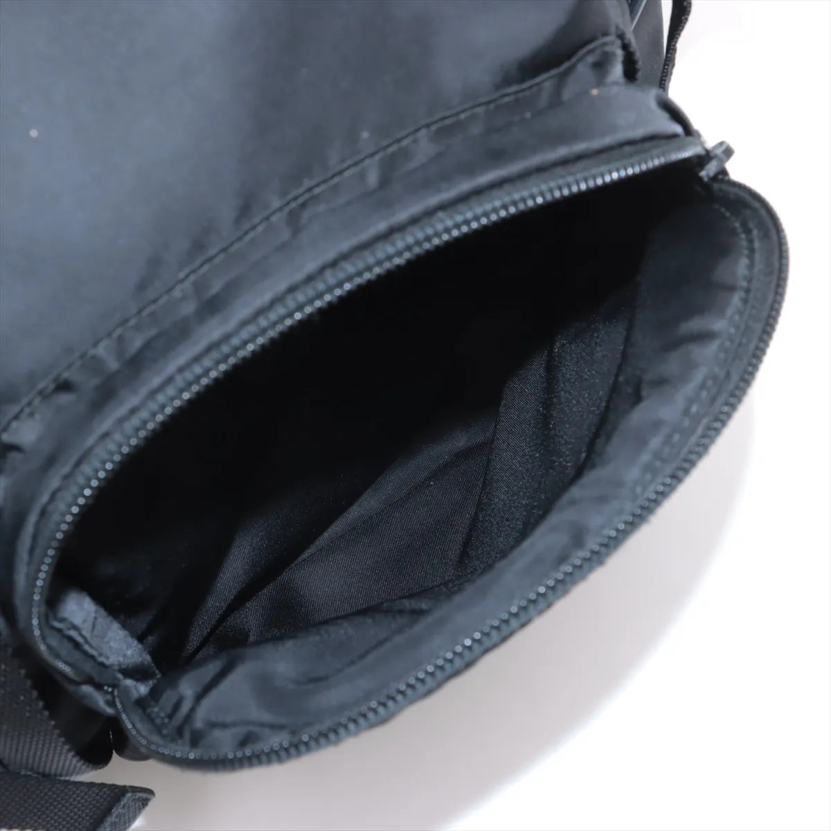 Prada Tessuto Nylon Leather Backpack Black