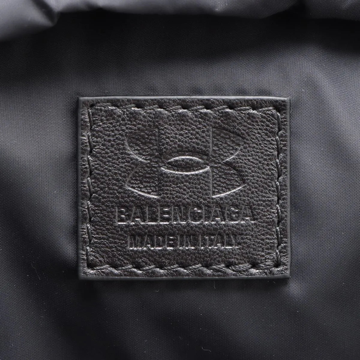 Balenciaga x Under Armour Leather Backpack Black