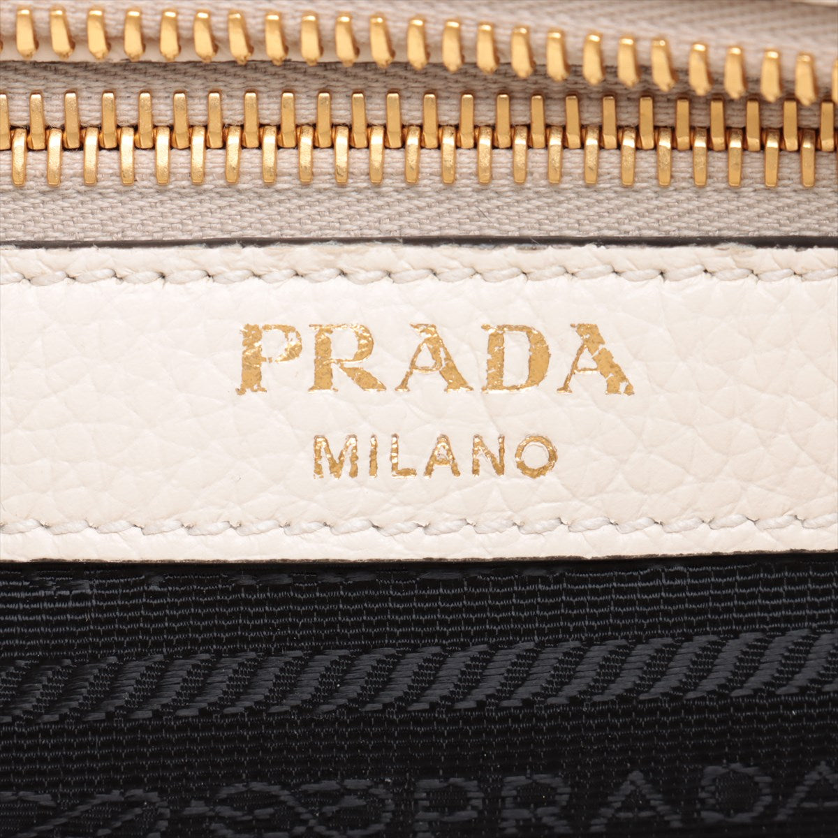 Prada Leather Shoulder Bag White