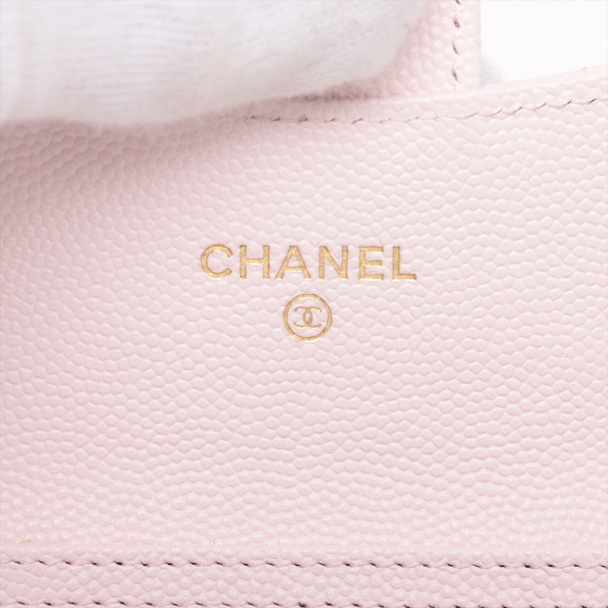 Chanel CC Logo Mini Matelasse Caviar Skin Chain Shoulder Bag Pink