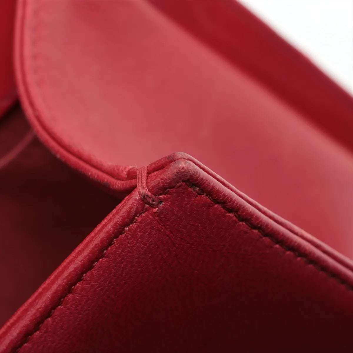 Chanel Boy Chanel 25 Lambskin Chain Shoulder Bag Red