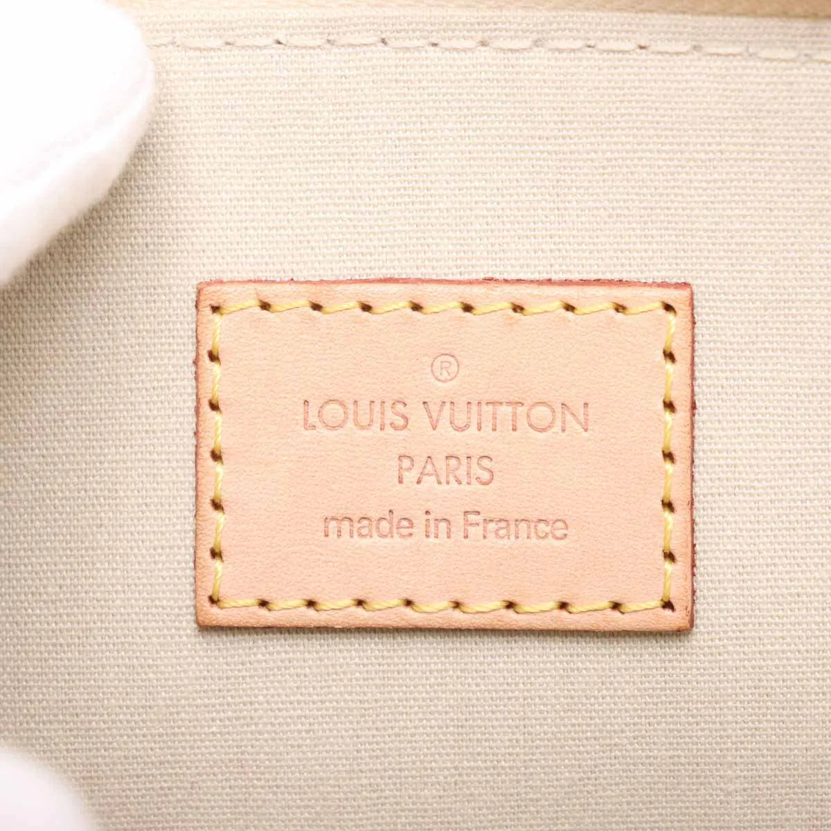 Louis Vuitton Vernis Alma PM Yellow