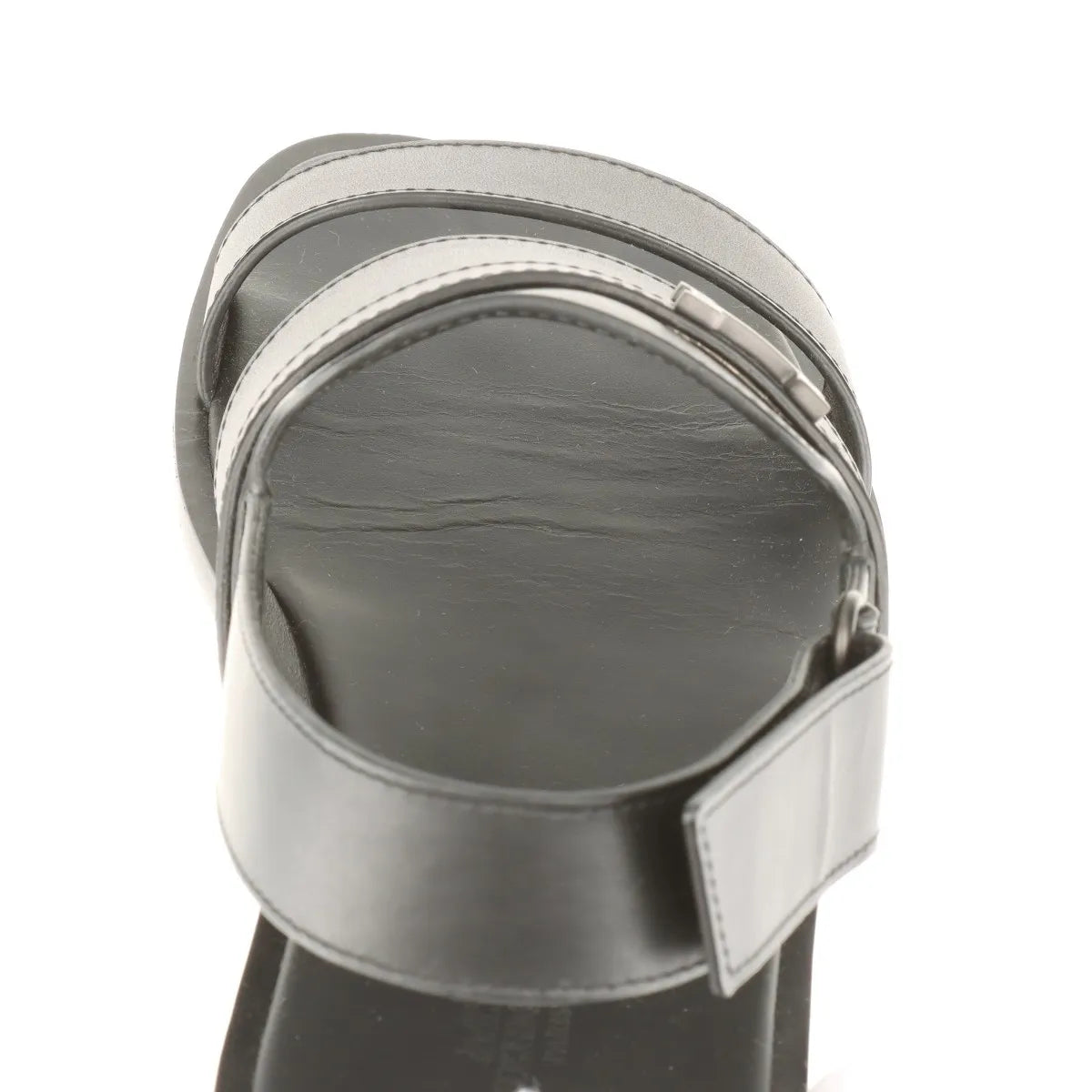 Hermès Constance Leather Sandal Black