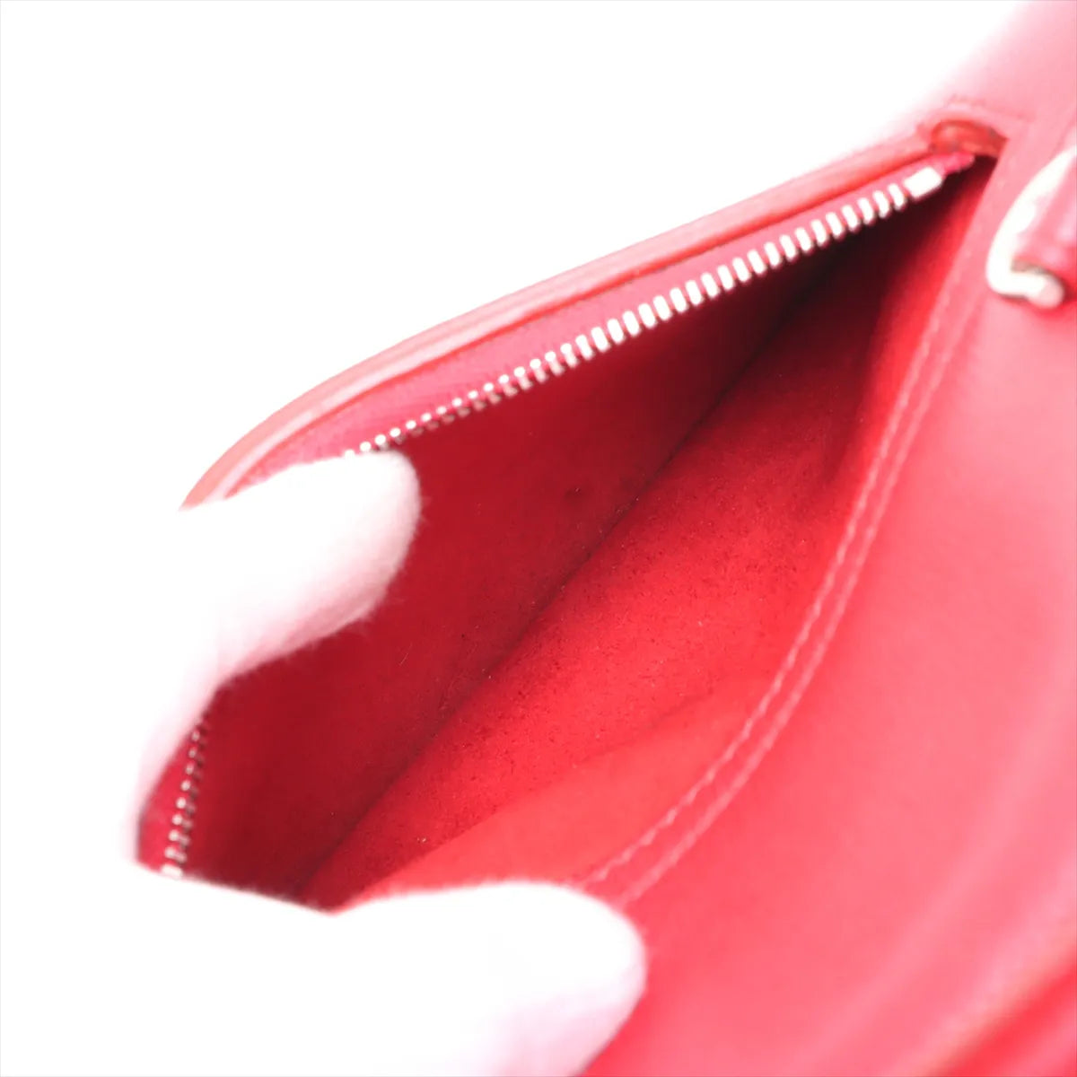 Celine Micro Leather Two-Way Belt Bag Red