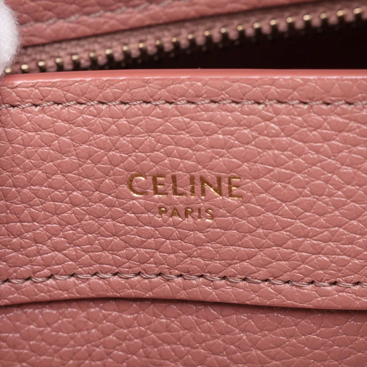 Celine Luggage Nano Shopper Leather Two-Way Handbag Pink