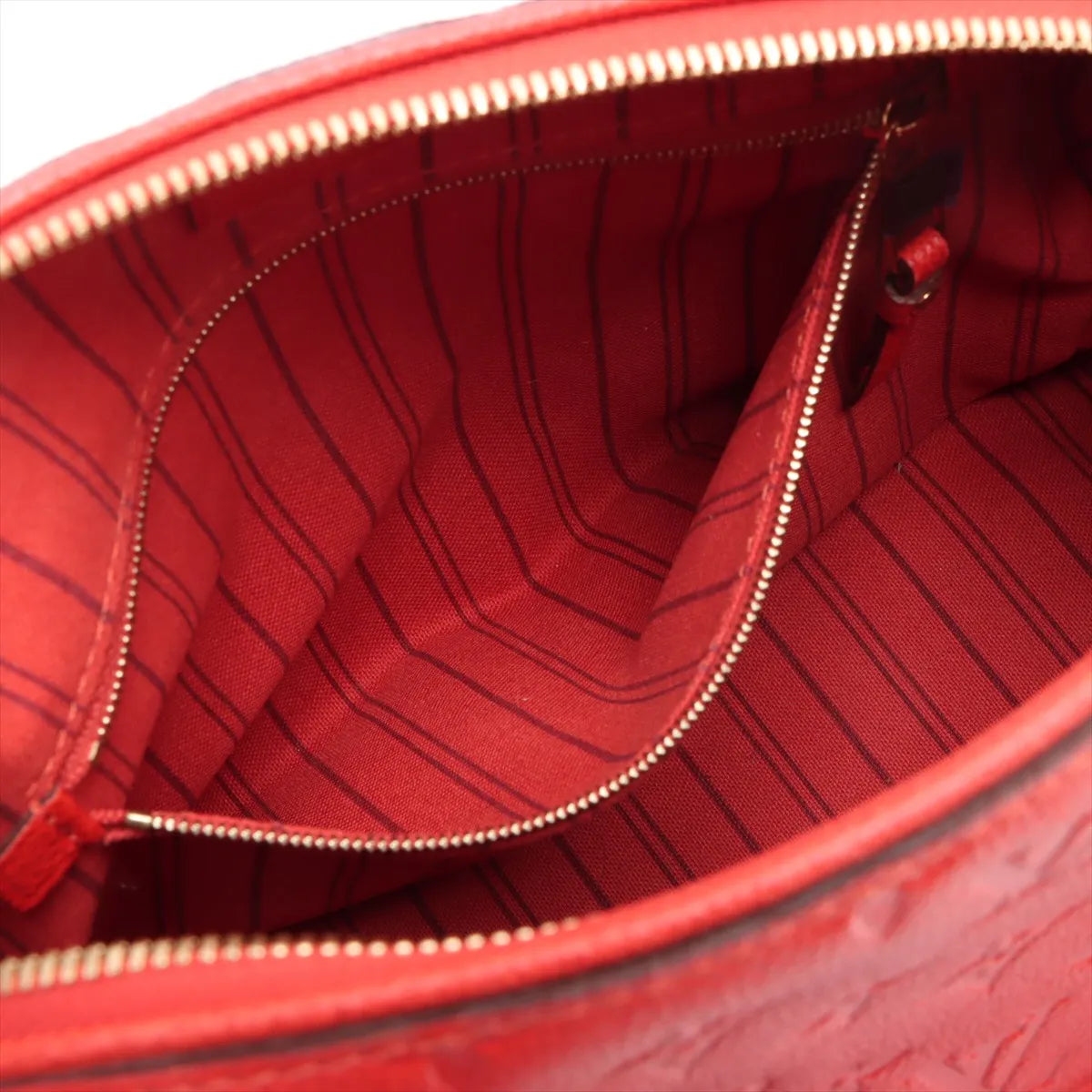 Louis Vuitton Monogram Empreinte Speedy Bandoulière 25 Red