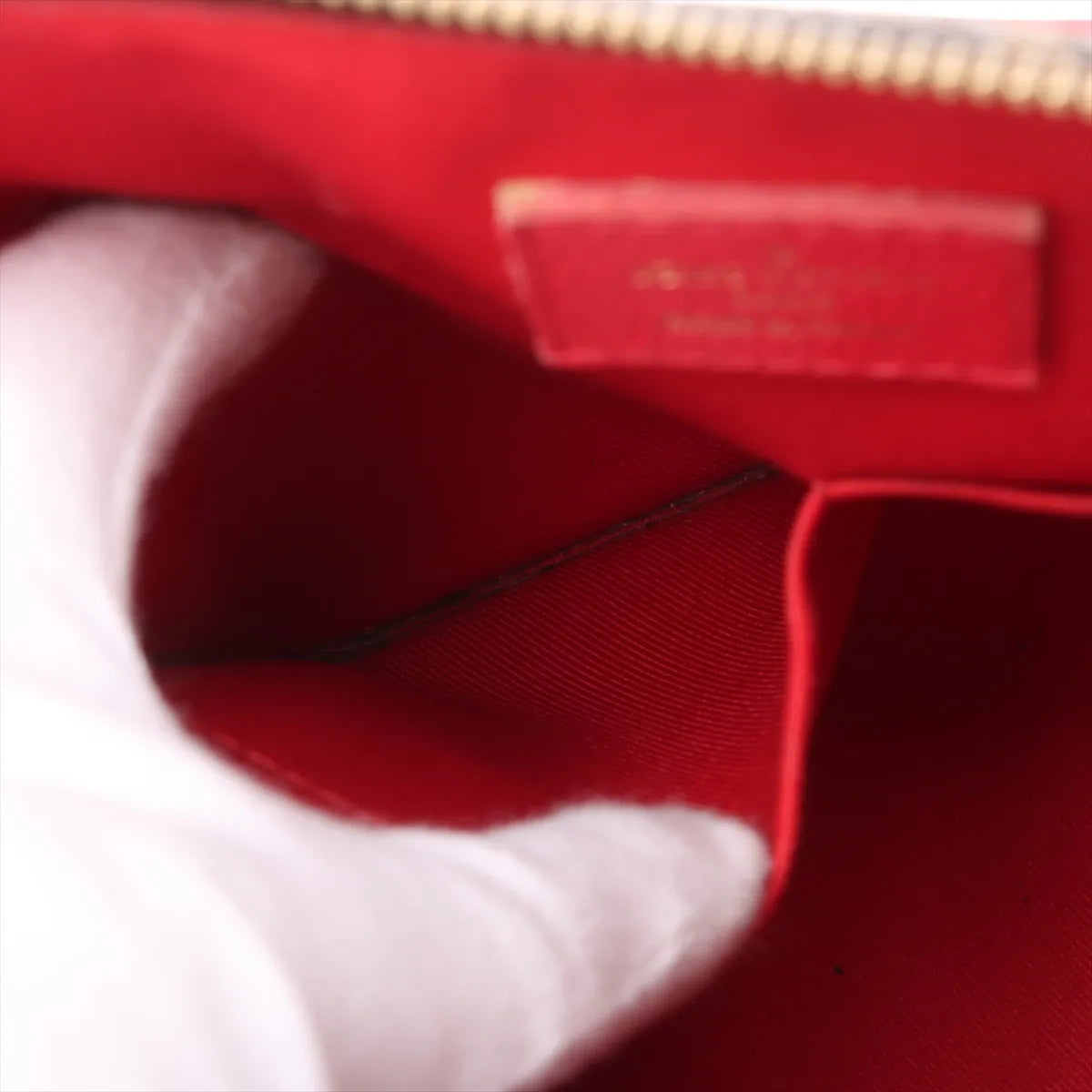 Louis Vuitton Monogram Tournelle PM Brown x Red