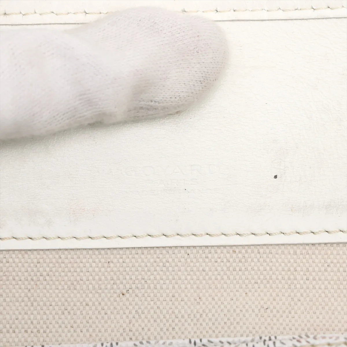 Goyard Saint Louis PM Tote Bag White