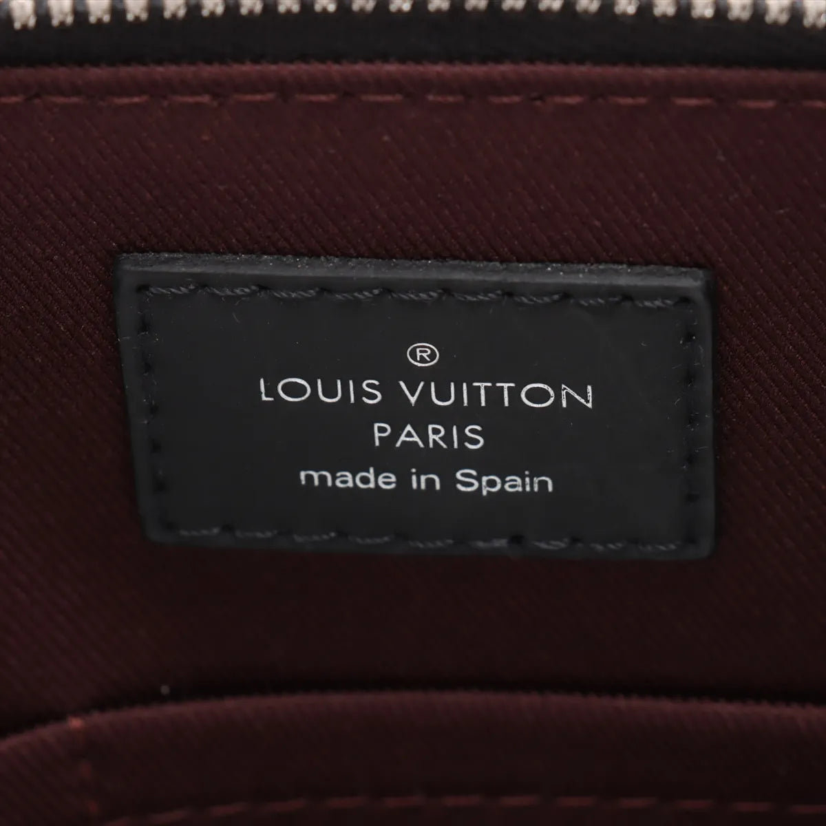 Louis Vuitton Monogram Macassar Porte Documents Jour NM Brown x Black