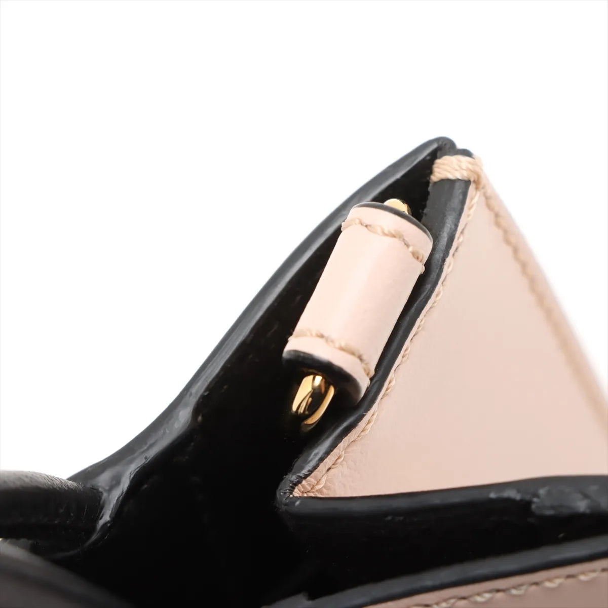 Fendi Vertical Leather Two-Way Shoulder Bag Pink