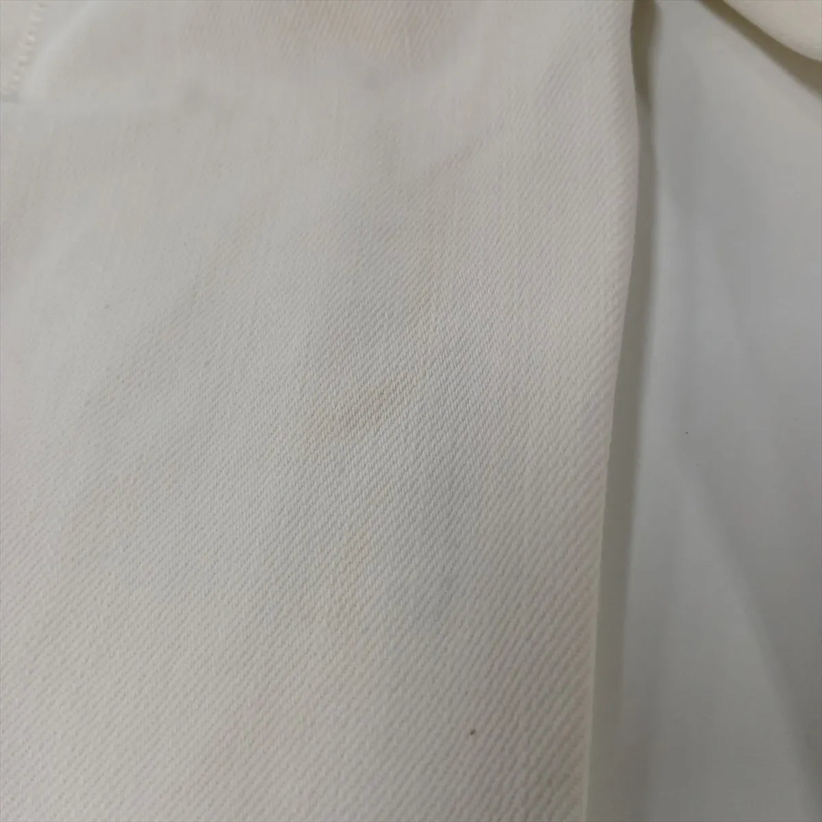 Christian Dior Cotton Denim Pants White