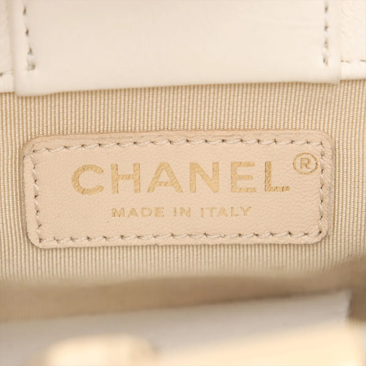 Chanel Matelasse Leather Two-Way Shoulder Bag White