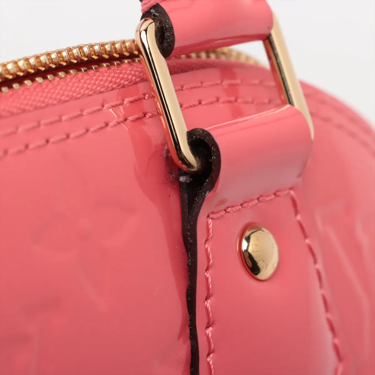 Louis Vuitton Vernis Alma BB Pink Peach