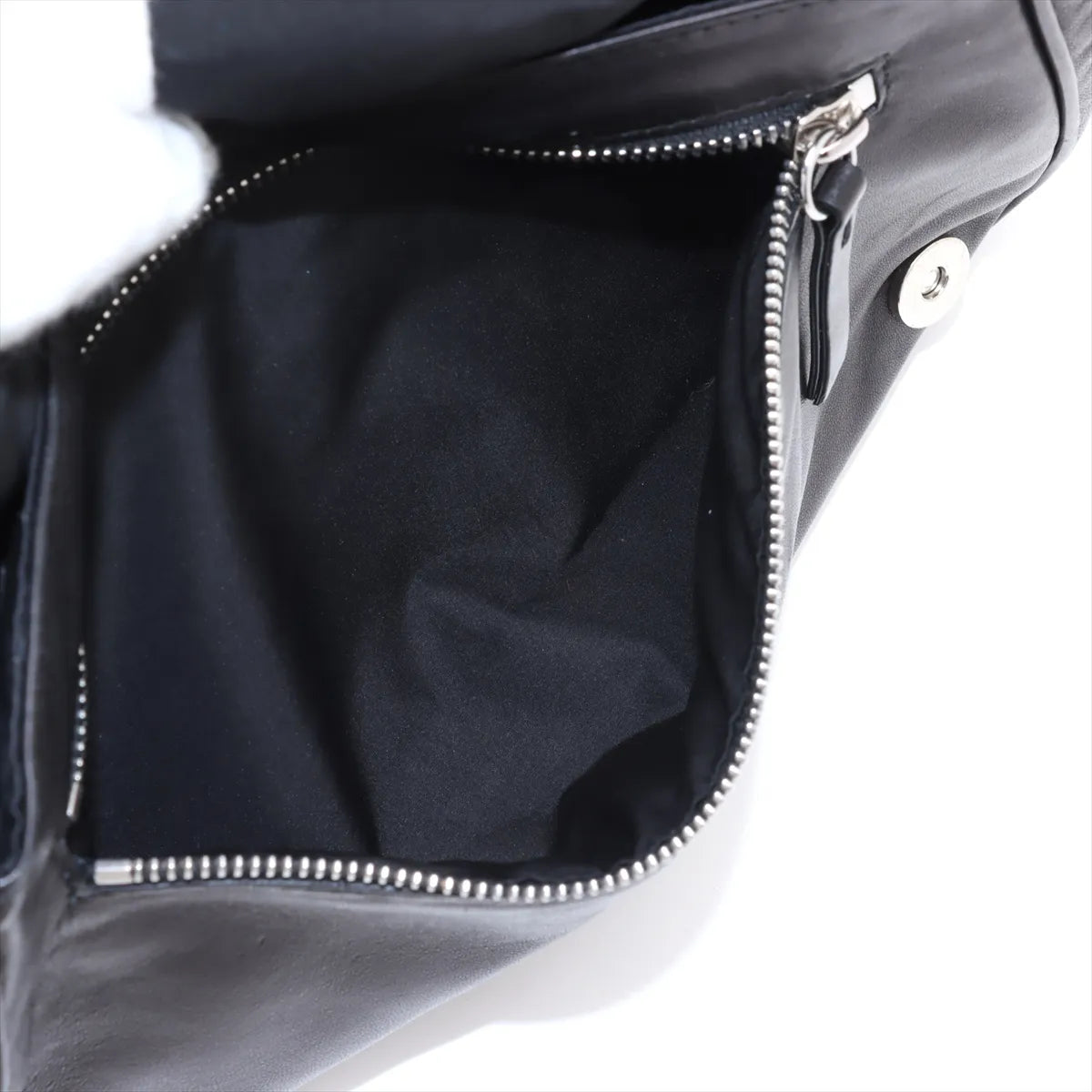 Maison Margiela Glam Slam Leather Chain Shoulder Bag Black