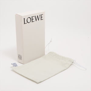 Loewe Anagram Leather Zippy Wallet Pink