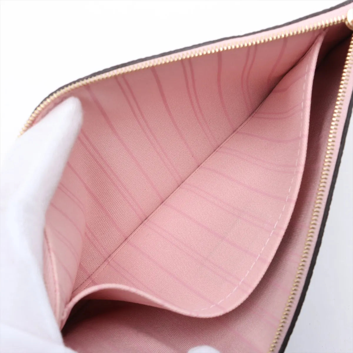 Louis Vuitton Damier Ebene Neverfull MM Rose Ballerine