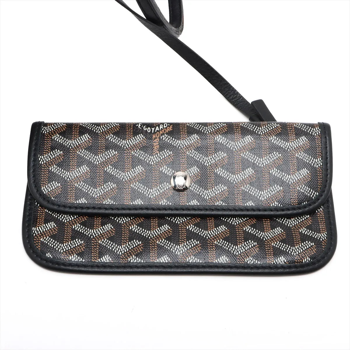 Goyard Saint Louis PM Tote Bag Brown x Black
