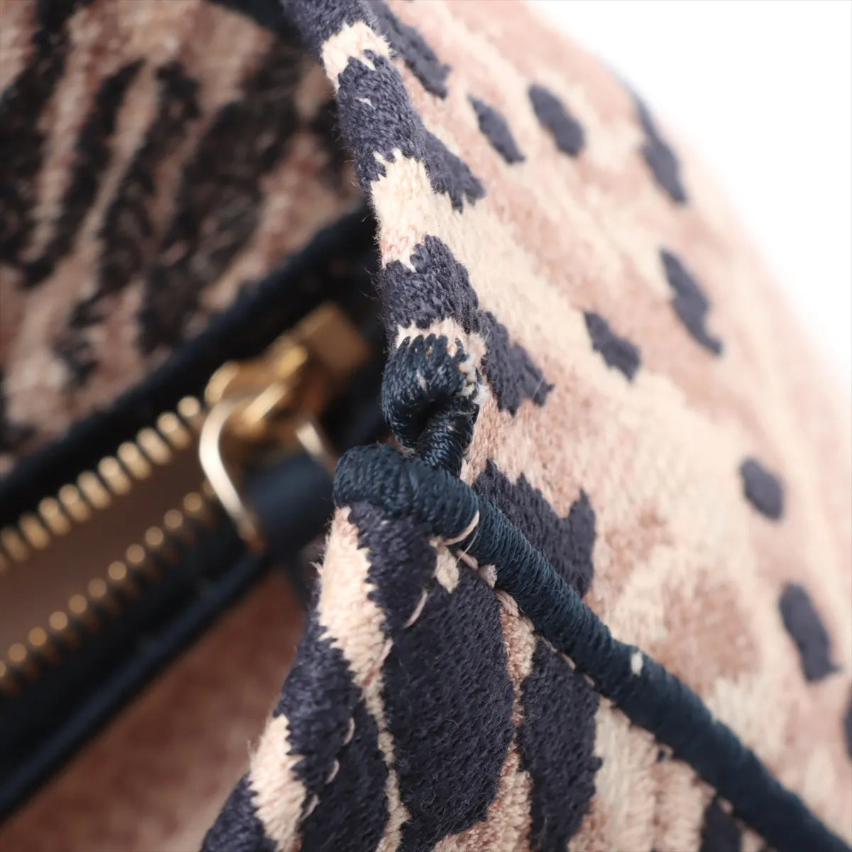 Christian Dior Lady D-Lite Tie Dye Two-Way Shoulder Bag Pink x Navy