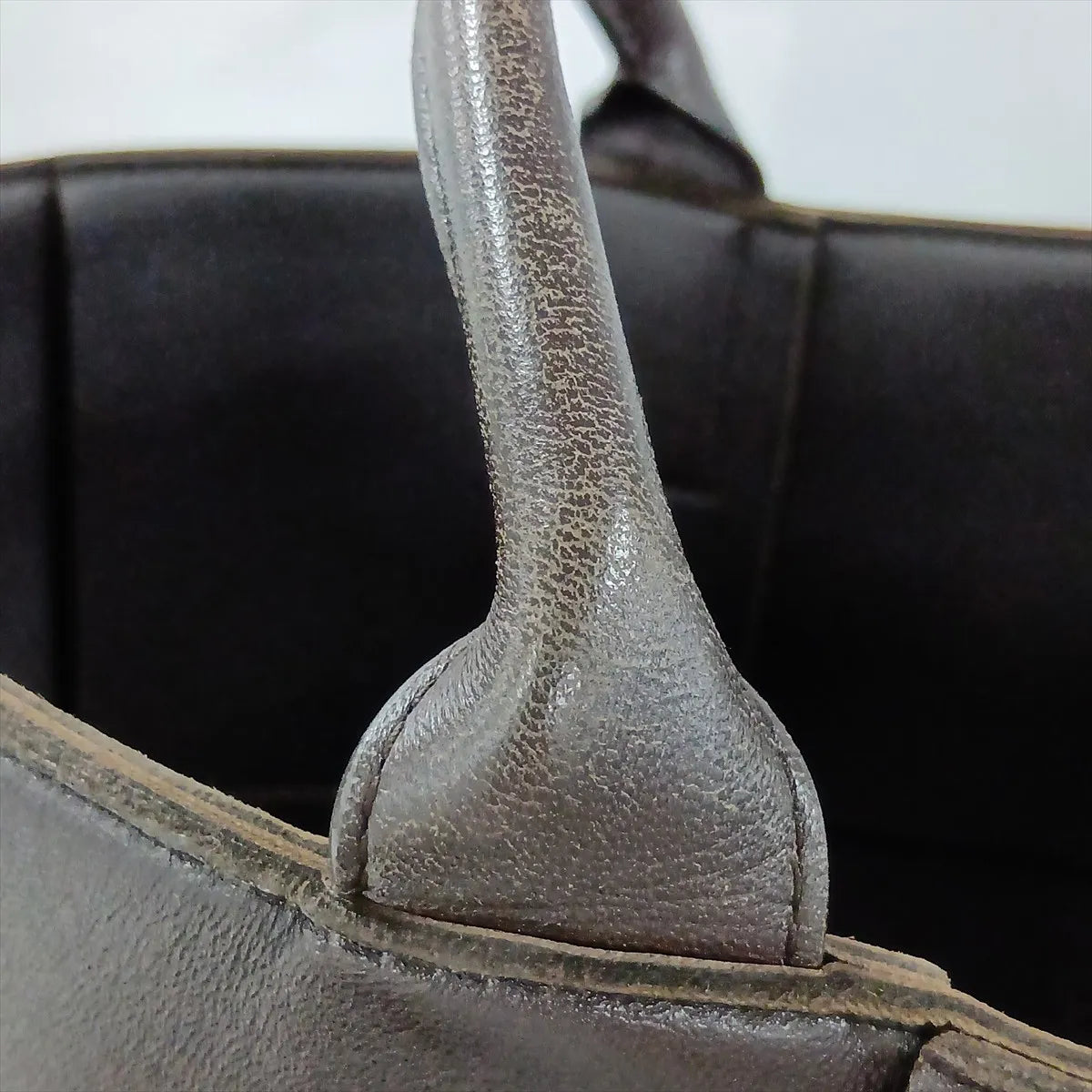 Bottega Veneta Maxi Intrecciato The Arco Tote Bag Brown