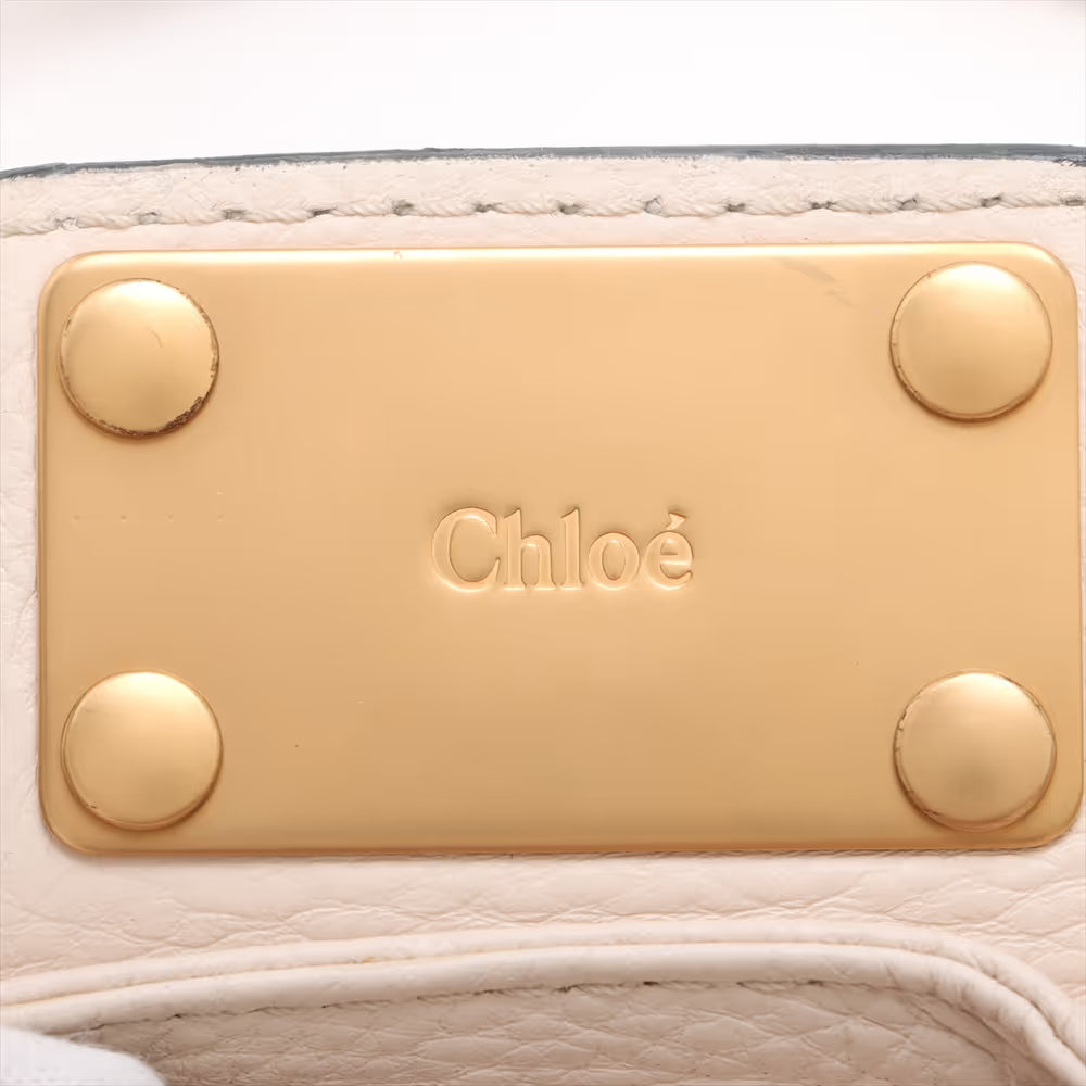 Chloe Paddington Leather Handbag Ivory