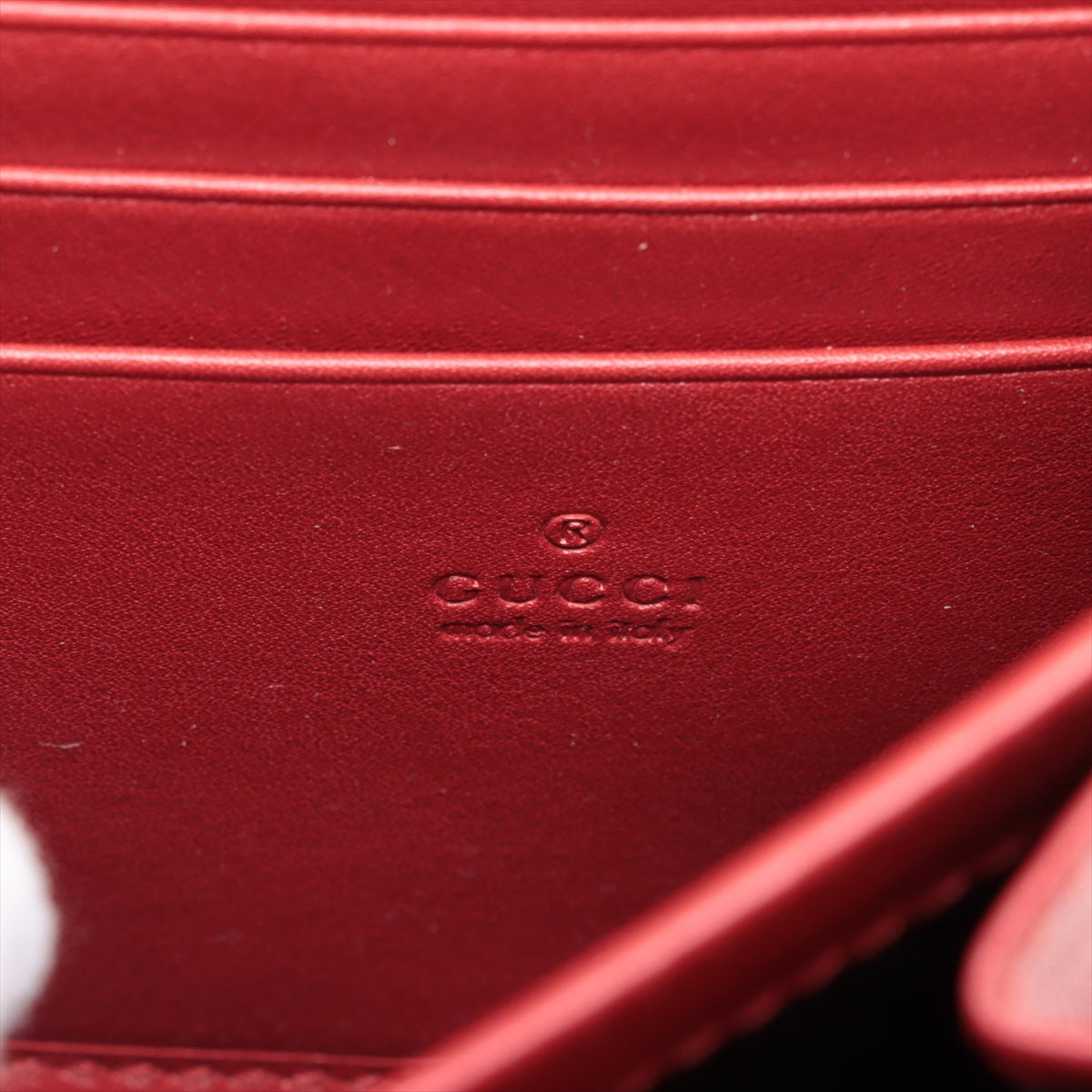 Gucci GG Marmont Leather Chain Wallet Bag Red * PREORDER *