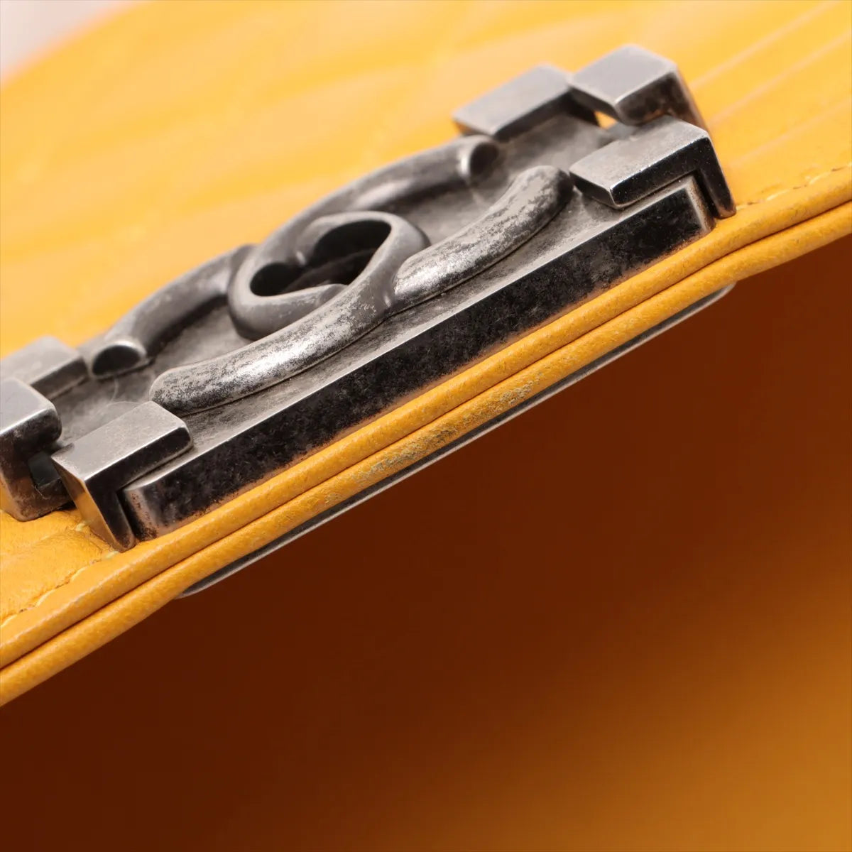 Chanel Boy Chanel 25 Lambskin Chain Shoulder Bag Yellow