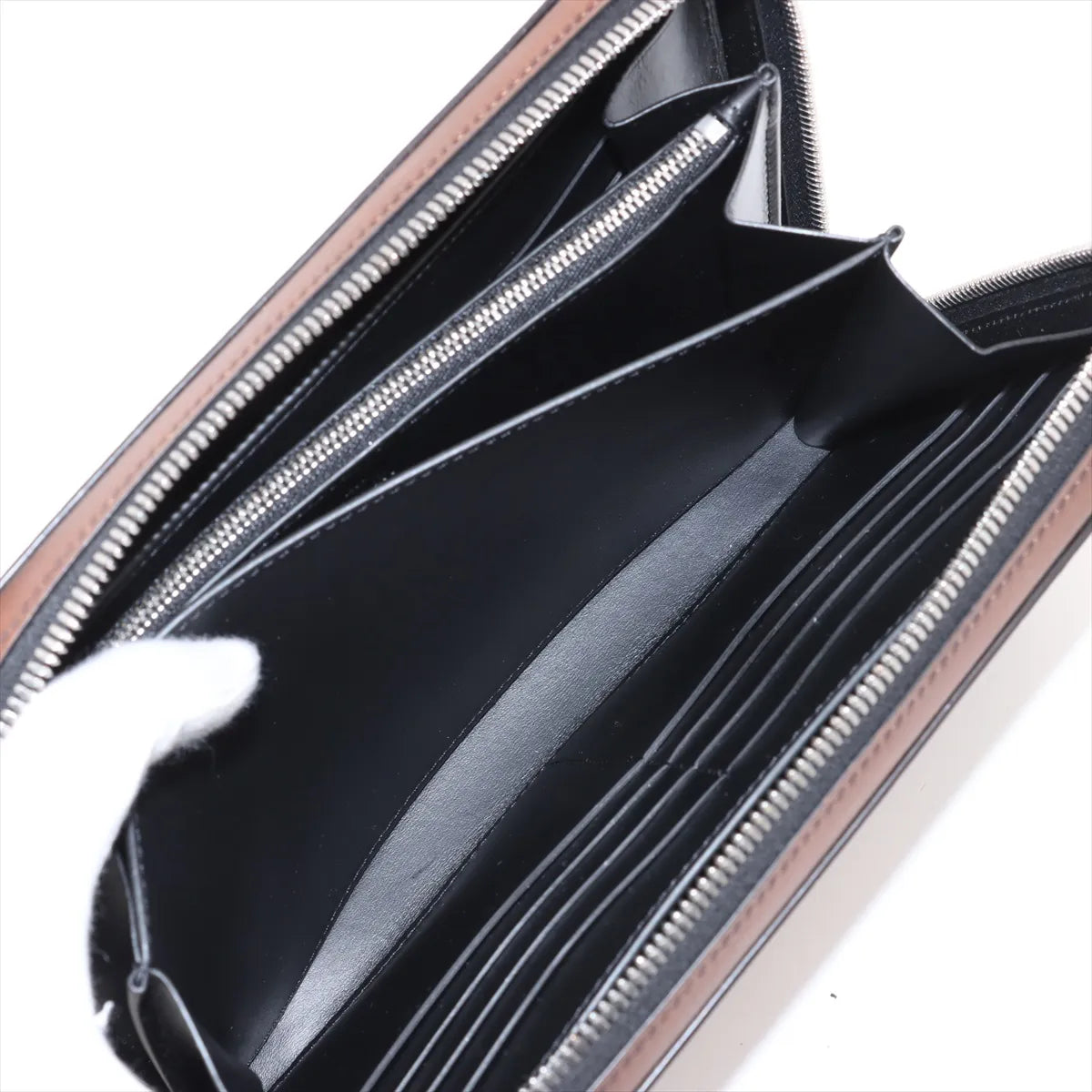 Berluti Calligraphy Leather Handbag Brown