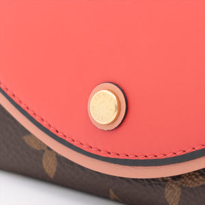 Luxury Louis Vuitton Monogram Tuileries Compact Wallet Red