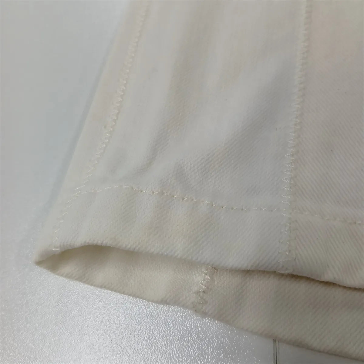 Christian Dior Cotton Denim Pants White