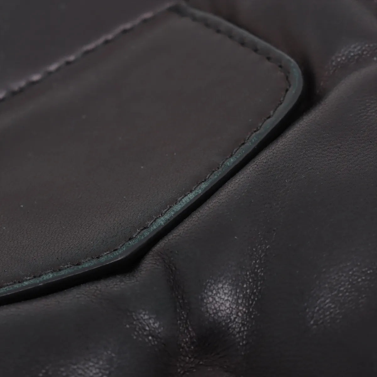 Maison Margiela Glam Slam Leather Chain Shoulder Bag Black