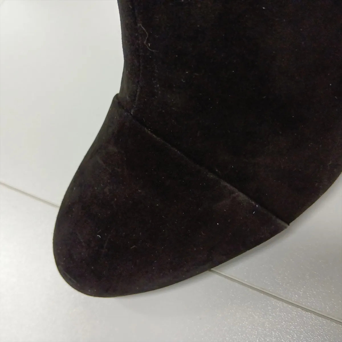 Louis Vuitton Monogram Suede Short Boots Black