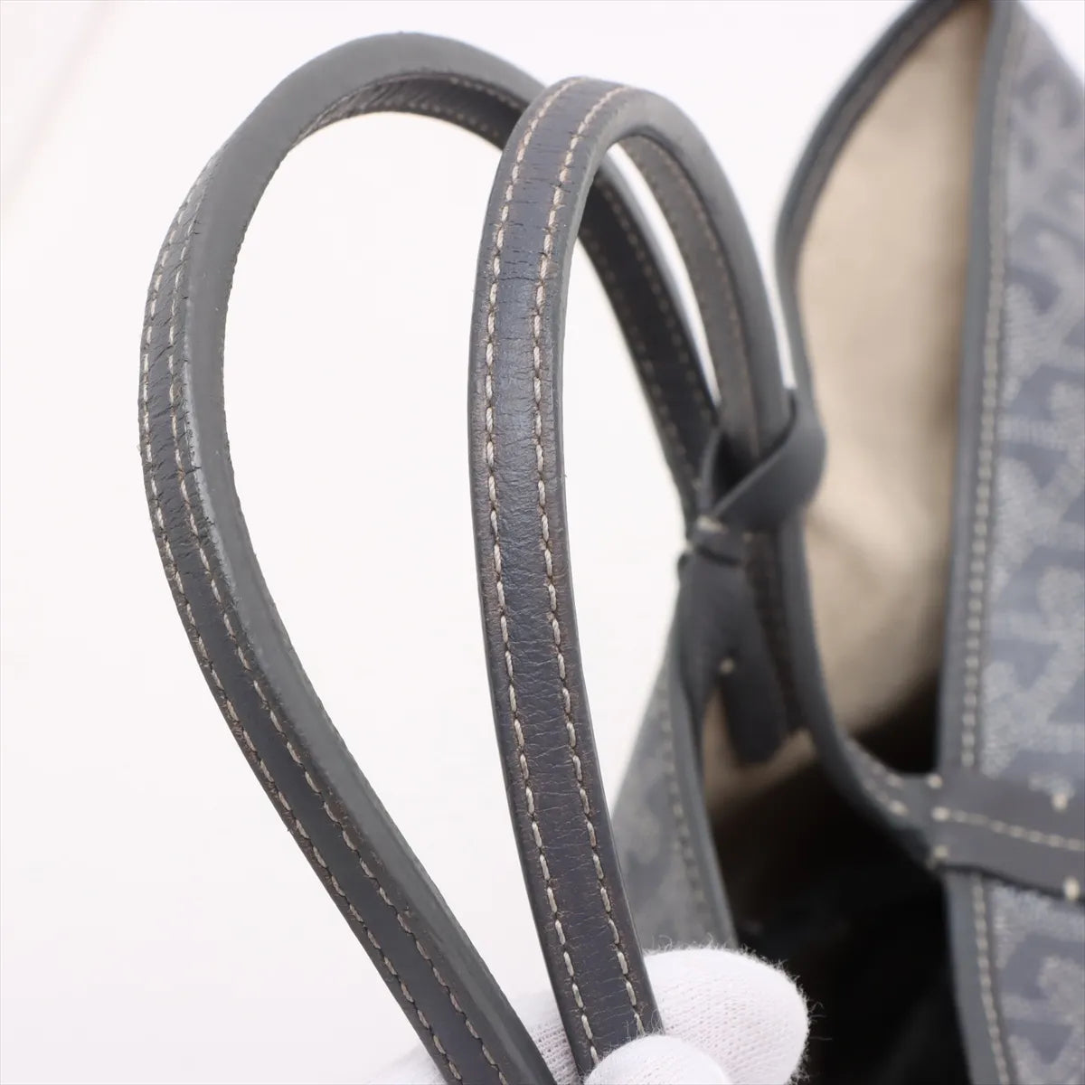 Goyard Saint Louis PM Tote Bag Gray