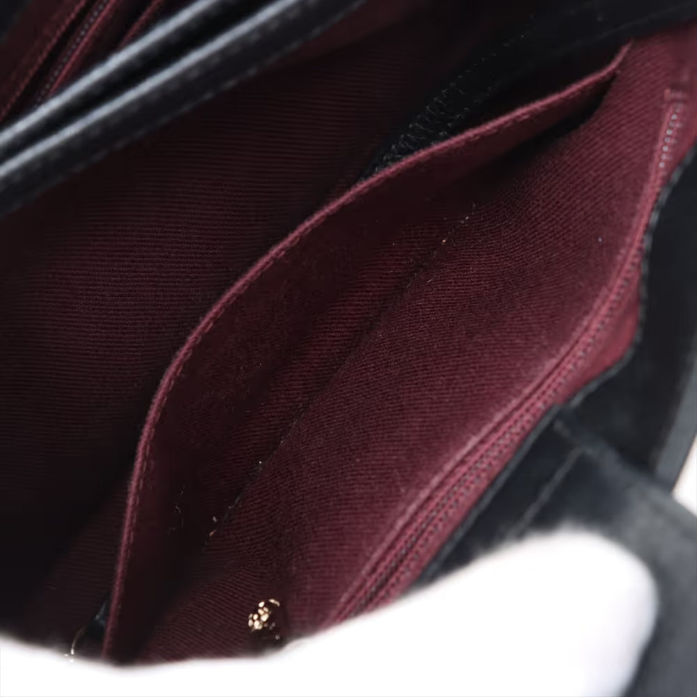 Chanel CC Logo Neo Executive Small Leather Two-Way Handbag Black