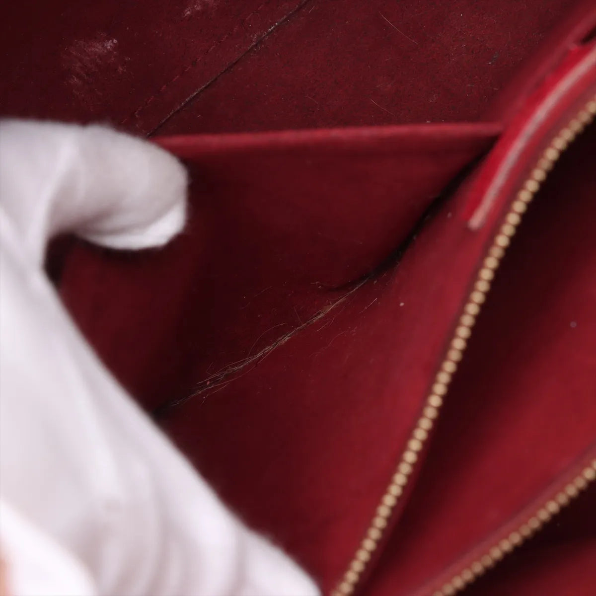Louis Vuitton Monogram x Leather Kimono PM Brown x Red