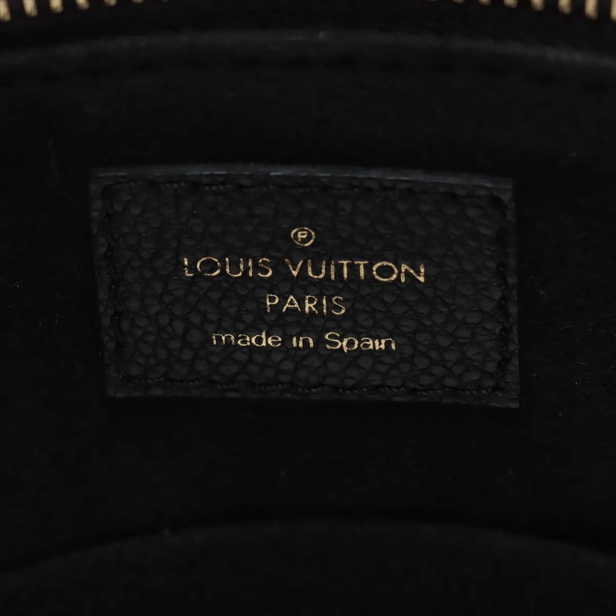 Louis Vuitton Monogram Empreinte Bicolor Petit Palais PM Black x Beige