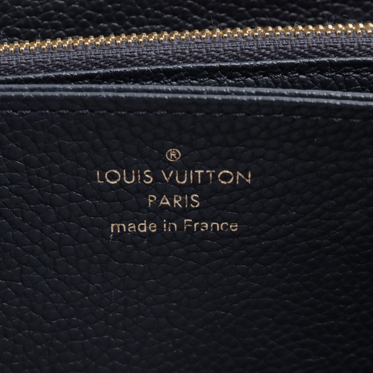 Louis Vuitton Monogram Empreinte Zippy Wallet Marine Rouge