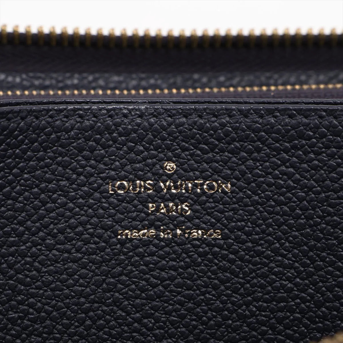 Louis Vuitton Monogram Empreinte Zippy Wallet Navy