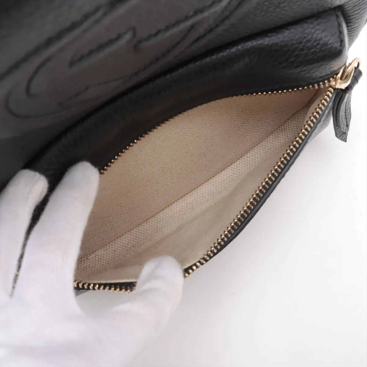 Gucci Soho Leather Backpack Black