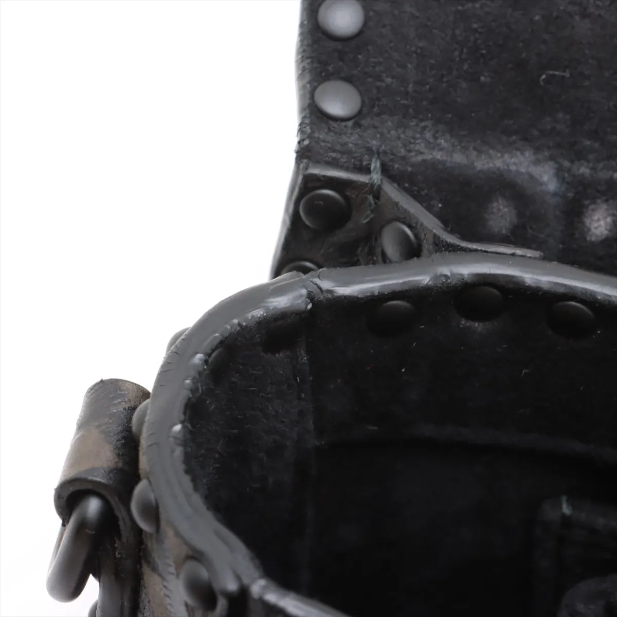 Christian Dior Dio(R)evolution Leather Shoulder Bag Black